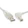 InLine Right Angled USB A-USB B 2.0 5m