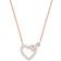 Swarovski Lovely Necklace - Rose Gold/White