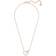 Swarovski Lovely Necklace - Rose Gold/White