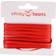 Infinity Hearts Satin Band Double Sided 3mm 250 Red - 5m