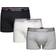 Tommy Hilfiger Cotton Boxer Short 3-pack - Black /Grey Heather /White