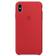 Apple Coque en silicone iPhone Xs Max Rouge