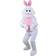 Wicked Costumes Kaninmaskot Maskeraddräkt