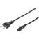 Goobay Anschlusskabel Eurostecker, 1,5 m, Schwarz