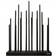Elflugan Original Black Adventsljusstake 32cm