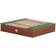 Axi Ella XL Sandbox with Benches 120x120cm Anthracite Brown/Green