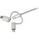 StarTech USB A-Lightning/USB C/USB B Micro 2.0 1m