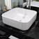 Tapwell Lavabo Cuadrado De Cerámica Blanco 39x39x13.5 cm