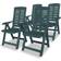 vidaXL 275069 4-pack Positionsstol, Havestol