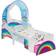 Hello Home Unicorn & Rainbow Toddler Bed with Light up Canopy & Storage Drawer 77x142cm