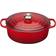 Le Creuset Cerise Signature Cast Iron Oval med låg 40cm