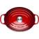 Le Creuset Cerise Signature Cast Iron Oval med låg 40cm
