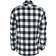 Urban Classics Long Checked Flanell Shirt - Black/White