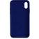 Puro Icon Coque de protection pour téléphone portable silicone bleu pour Apple iPhone XS Max