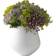 Royal Copenhagen Hvid Riflet Vas 12cm