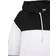 Urban Classics Oversized 3-Tone Hoody - Blk/Wht/Gry