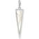 Thomas Sabo Charm Club Triangle Mother of Pearl Charm Pendant - Silver/Mother of Pearl