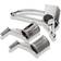 La bonne graine Inox with 3 Cylinders Rivejern 21cm