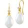 Julie Sandlau Afrodite Earrings - Gold/Pearls/Transparent
