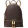 Michael Kors Rhea Medium Logo Backpack - Brown