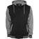 Urban Classics 2-Tone Zip Hoodie - Black/Grey