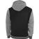 Urban Classics 2-Tone Zip Hoodie - Black/Grey