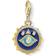 Thomas Sabo Charm Club Blue Nazar Eye Charm - Gold/Blue/White