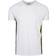 Urban Classics Raglan Side Stripe T-shirt - White/Black/Yellow