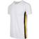 Urban Classics Raglan Side Stripe T-shirt - White/Black/Yellow