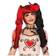 Leg Avenue Harlequin Wig Black/Red