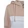 Urban Classics Color Block Sweat Pull Over Hoody - Lightrose/Grey/White