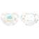 Badabulle Glow in the Dark Physiological Pacifiers Star 12-36m 2-pack