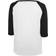 Urban Classics 3/4 Contrast Raglan T-Shirt - Wht/Blk