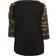 Urban Classics 3/4 Contrast Raglan T-Shirt - Blk/Woodcamo