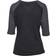 Urban Classics 3/4 Contrast Raglan T-Shirt - Black/Charcoal