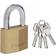 Master Lock Cadenas Laiton 40 mm Anse Hexagonale