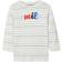 Name It Baby Printed Striped Long Sleeved T-shirt - White/Snow White (13161031)