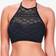 Freya Sundance High Neck Crop Top - Black