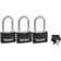 Master Lock 141TRILF 3-pack