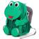 Affenzahn Fabian Frog Large - Green