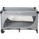 BabyTrold Travel Cot with Opening Grey
