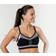 Nike Flyknit Indy Medium Support Sports Bra - Black/White