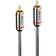 Lindy Cromo Line RCA - RCA M-M 0.5m