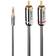 Lindy Cromo Line 2RCA-3.5mm