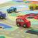 Melissa & Doug Round the Town Road Rug & Car Set