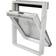 Velux MK06 GLU 0051 Aluminium, PVC Vendevindue Vindue med 2-lags glas 78x118cm