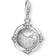 Thomas Sabo Charm Club Vintage Globe Charm Pendant - Silver/White