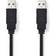 Nedis Flat USB A-USB A 2.0 1m