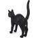 Seletti Jobby The Cat - Black Lampada da tavolo 46cm