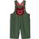 Frugi Play Days Dungaree - Moss Green/Beaver (DUA806MGB)